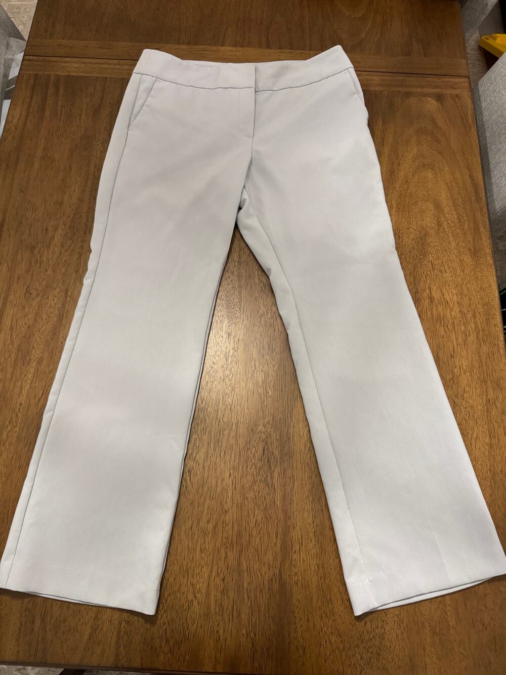 Ann Taylor Factory Light Gray Trousers - Size 14